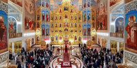 В Михаило-Архангельском кафедральном соборе состоялось пасхальное богослужение - Сетевое издание Маяк